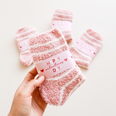 Valentines Fuzzy Socks